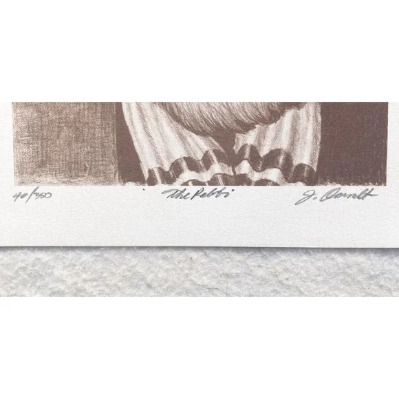 Jerry “J” Oswalt Set of 3 Lithograph Signed & Numbered Prints 11”X8”